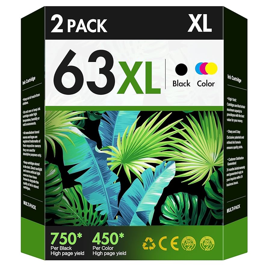 インク　hp 63xl Amazon.com: HP 63XL Black High-Yield Printer Ink Cartridge